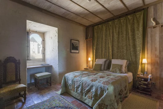 Hôtel du Rivau, chambre Catherine de Médicis