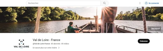 YouTube Channel Val de Loire-France