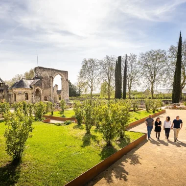 The gardens of Saint Cosme priory- House of Ronsard